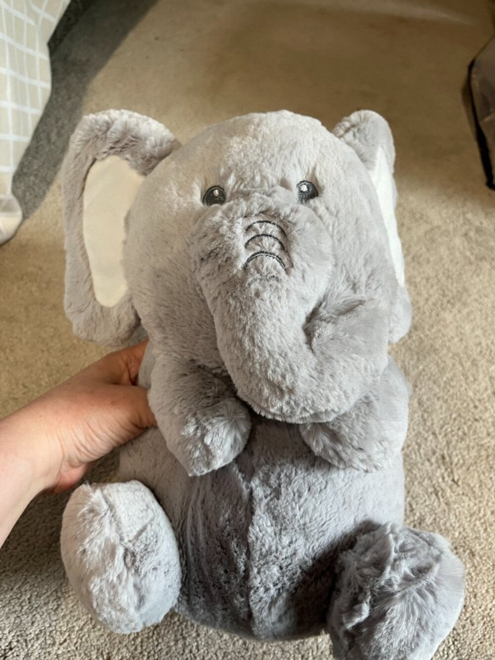 Kellytoy Baby Elephant Plush Rattle